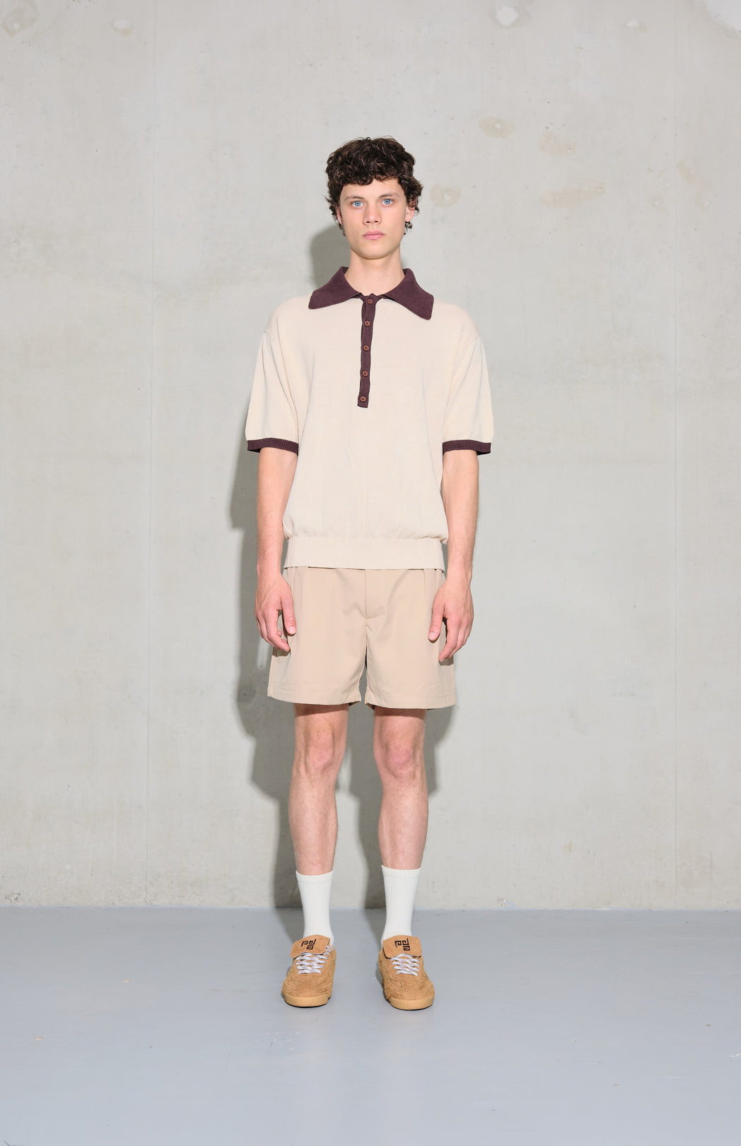 ACE knitted polo