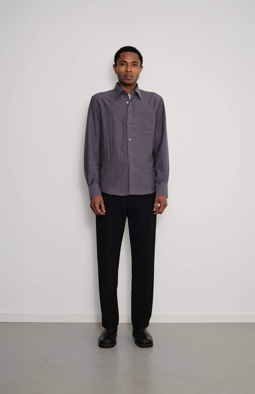 Anthracite classic shirt