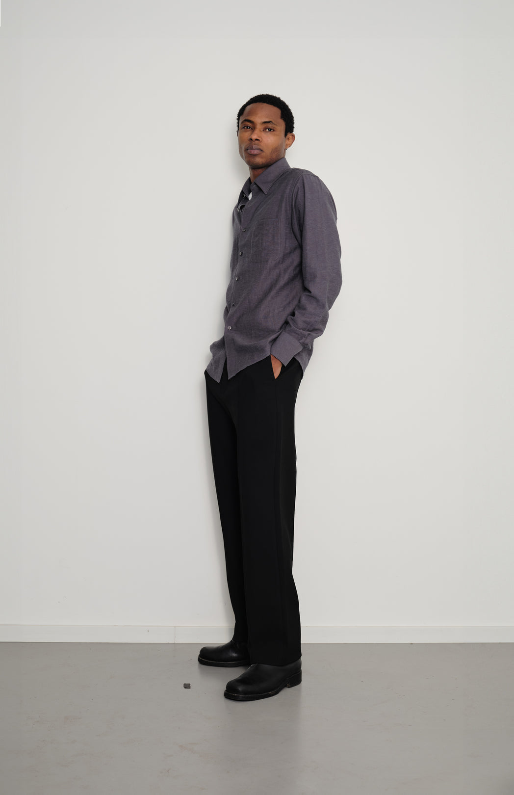 Anthracite classic shirt