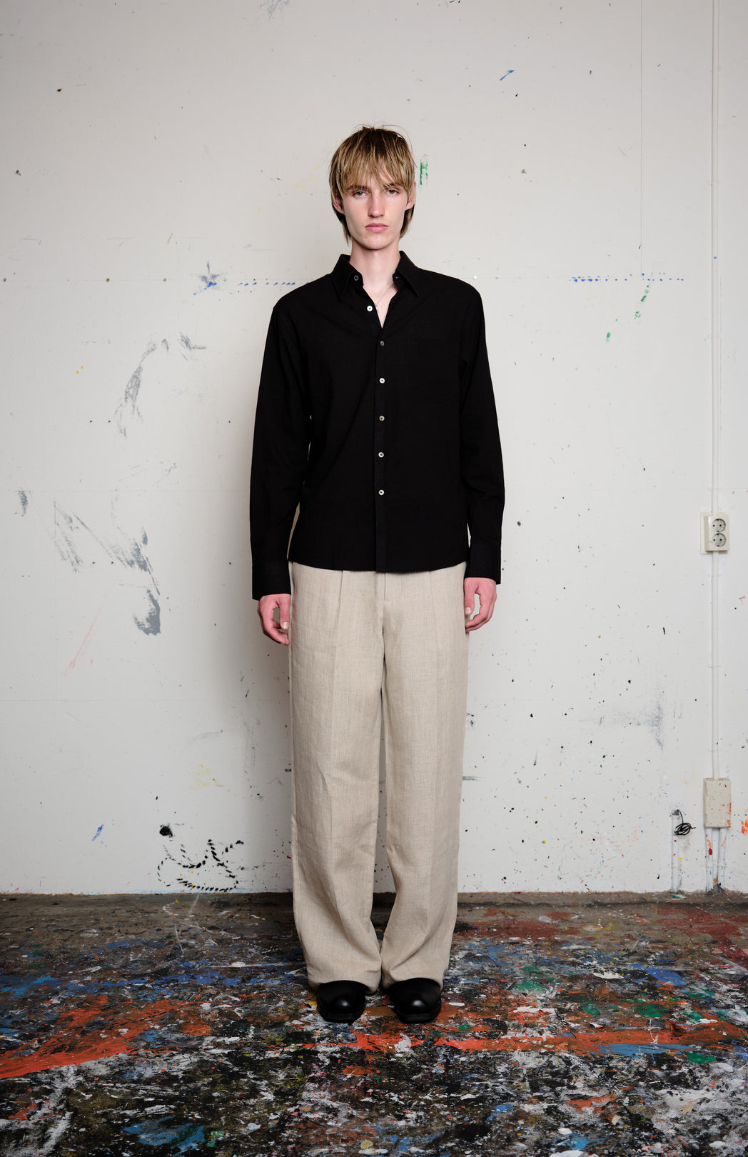 Black classic shirt