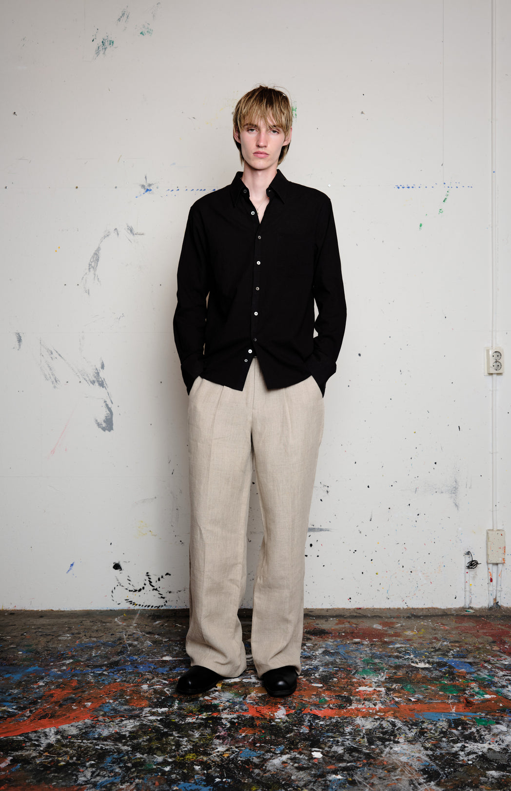 Black classic shirt