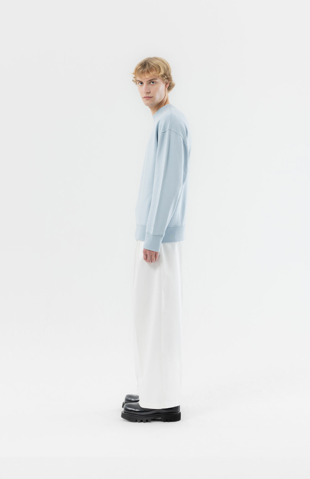 Blue logo sweater Pinkorange