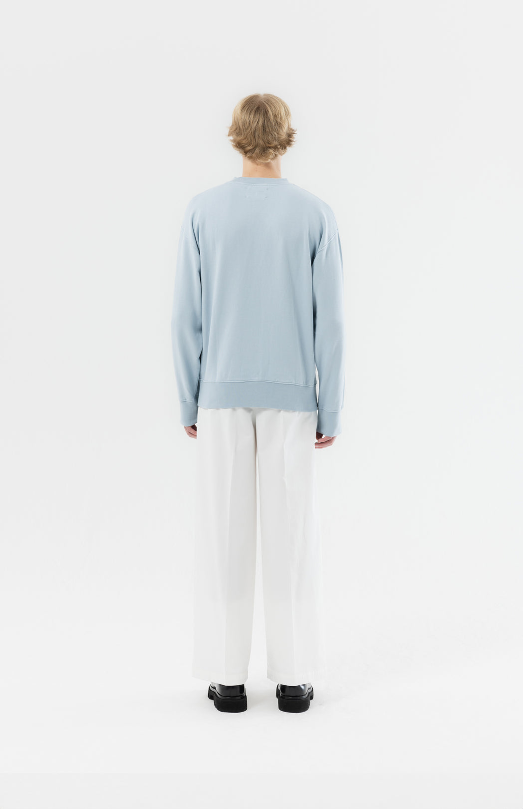 Blue logo sweater Pinkorange