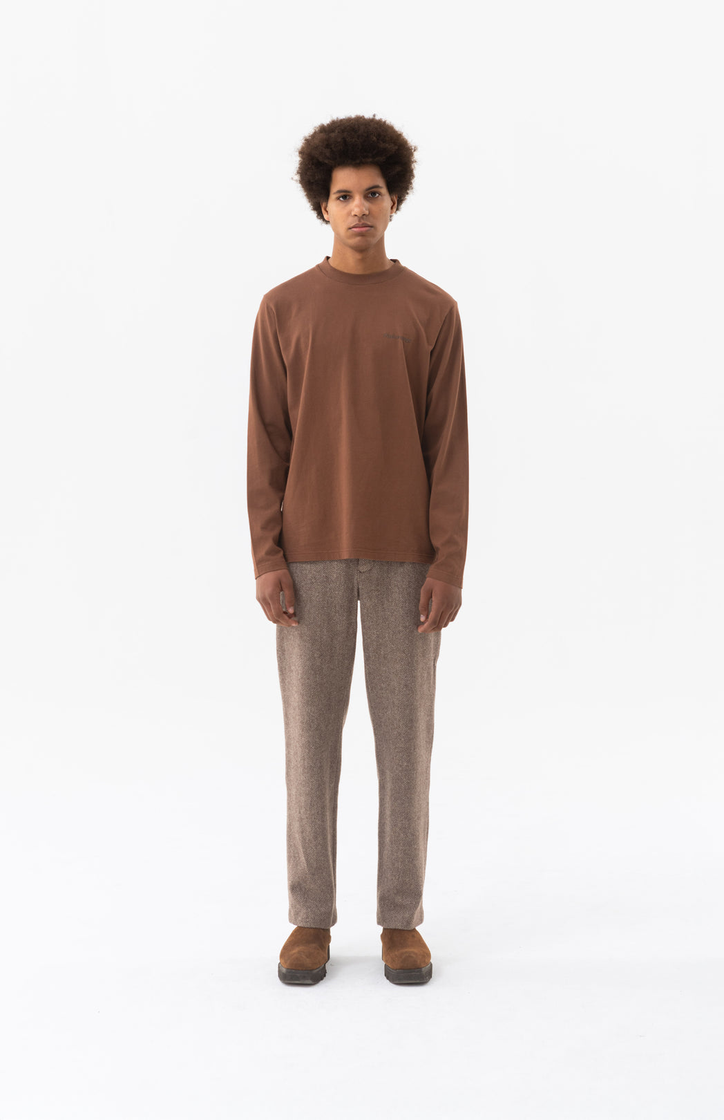 Brown logo longsleeve