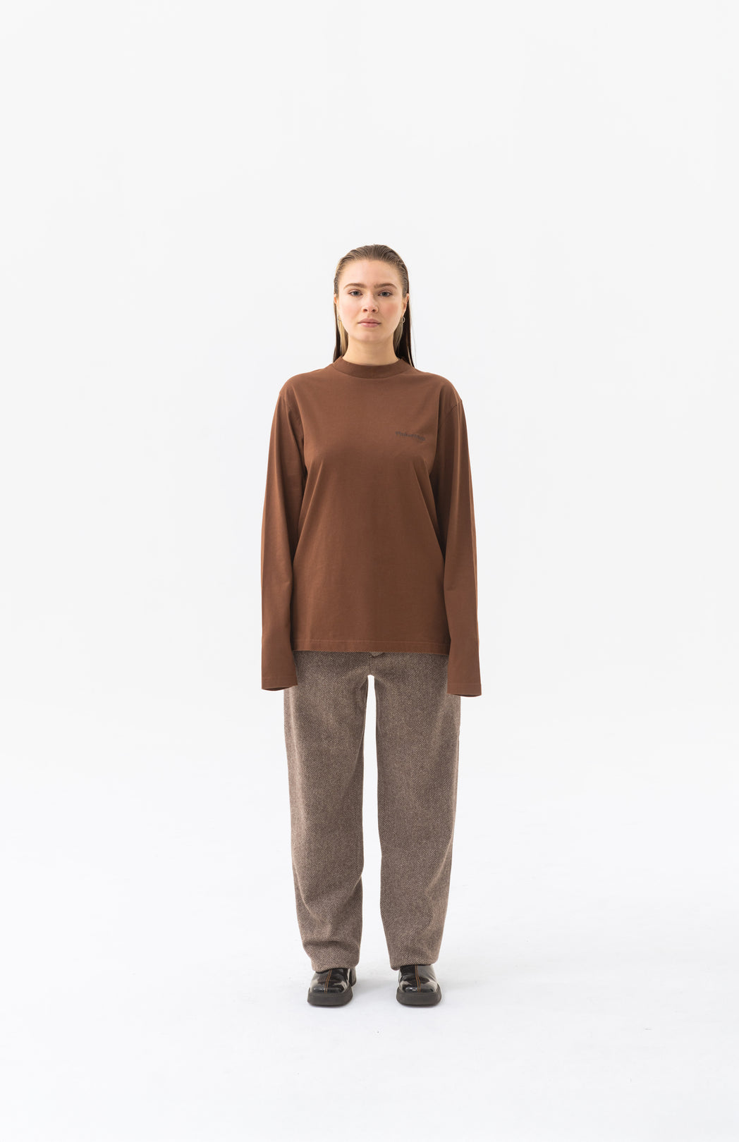 Brown logo longsleeve