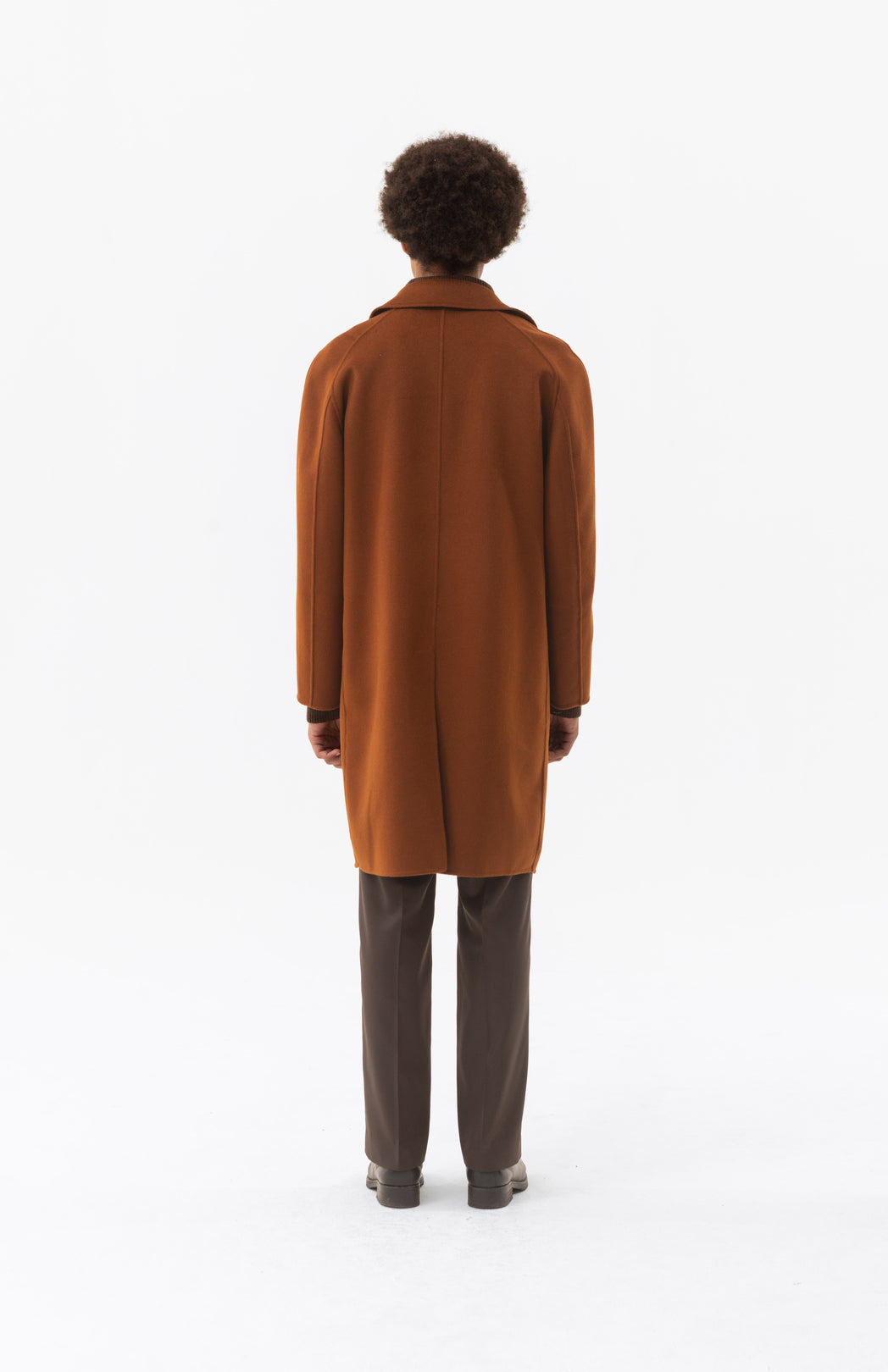 Brown wool coat