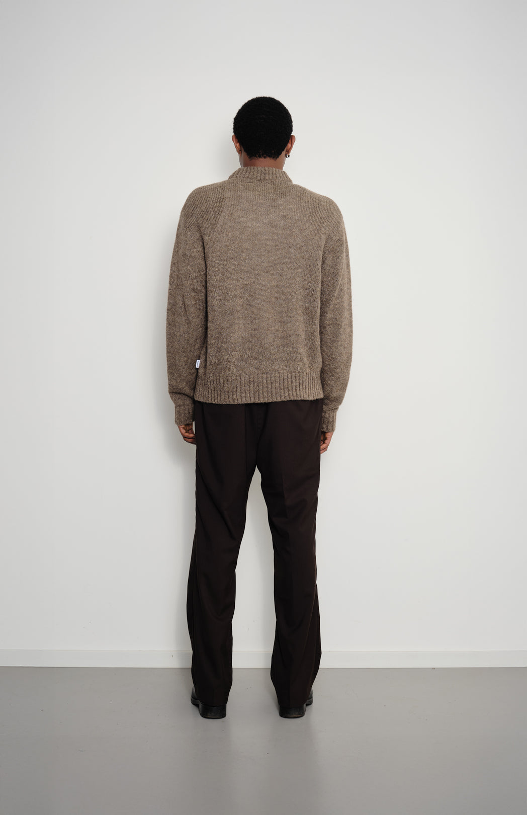 Brown wool jumper