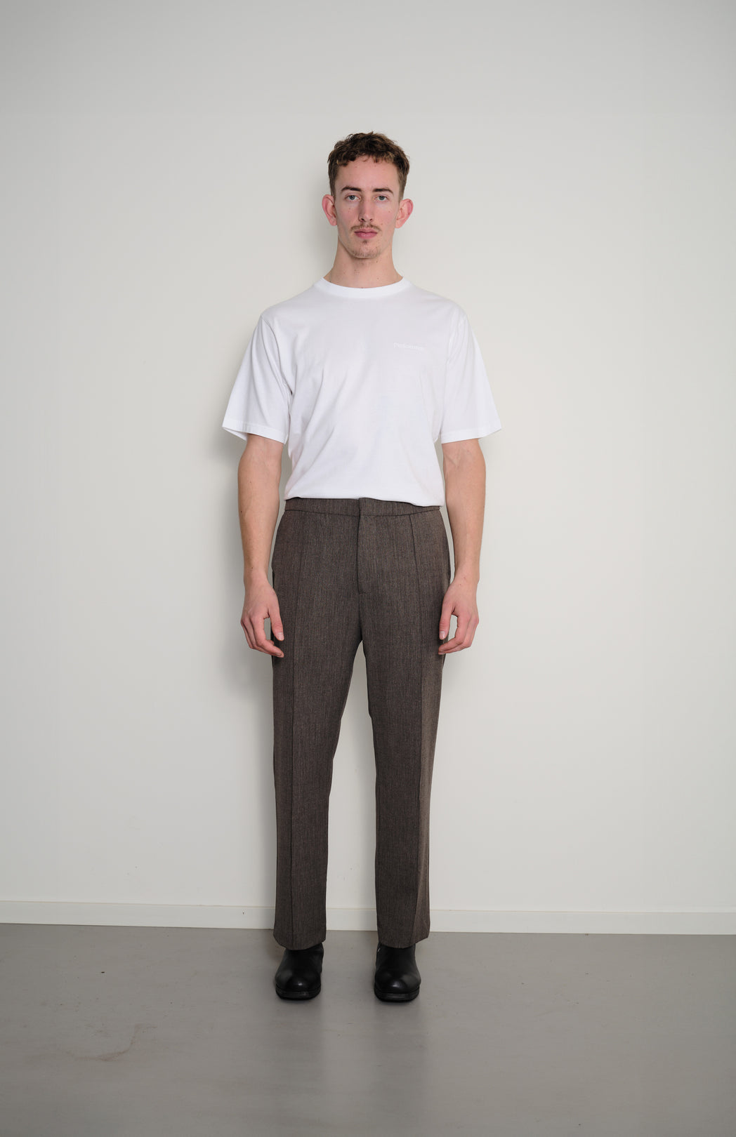 Grey drawstring trousers