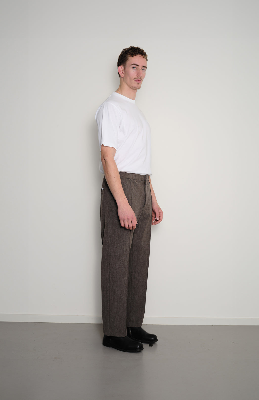 Grey drawstring trousers