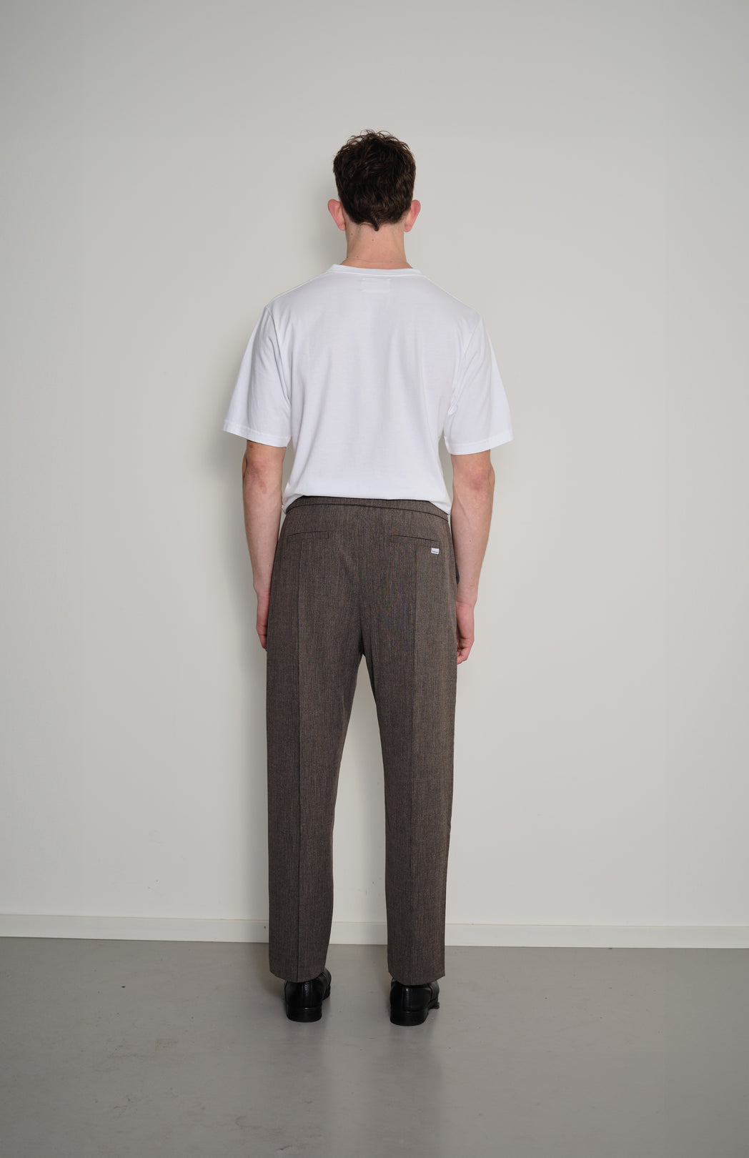 Grey drawstring trousers