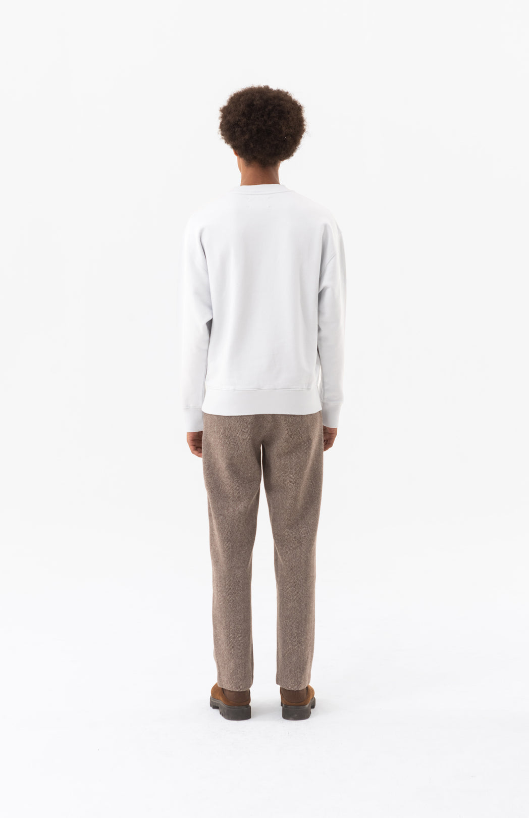 Ice blue logo sweater