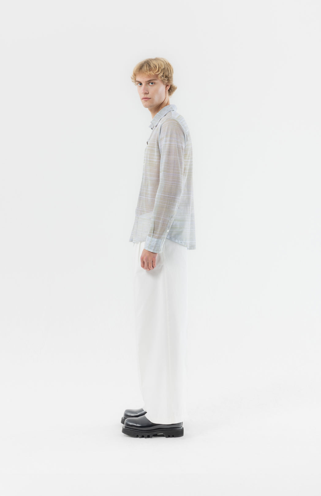 All-over print mesh shirt Tim Mastik