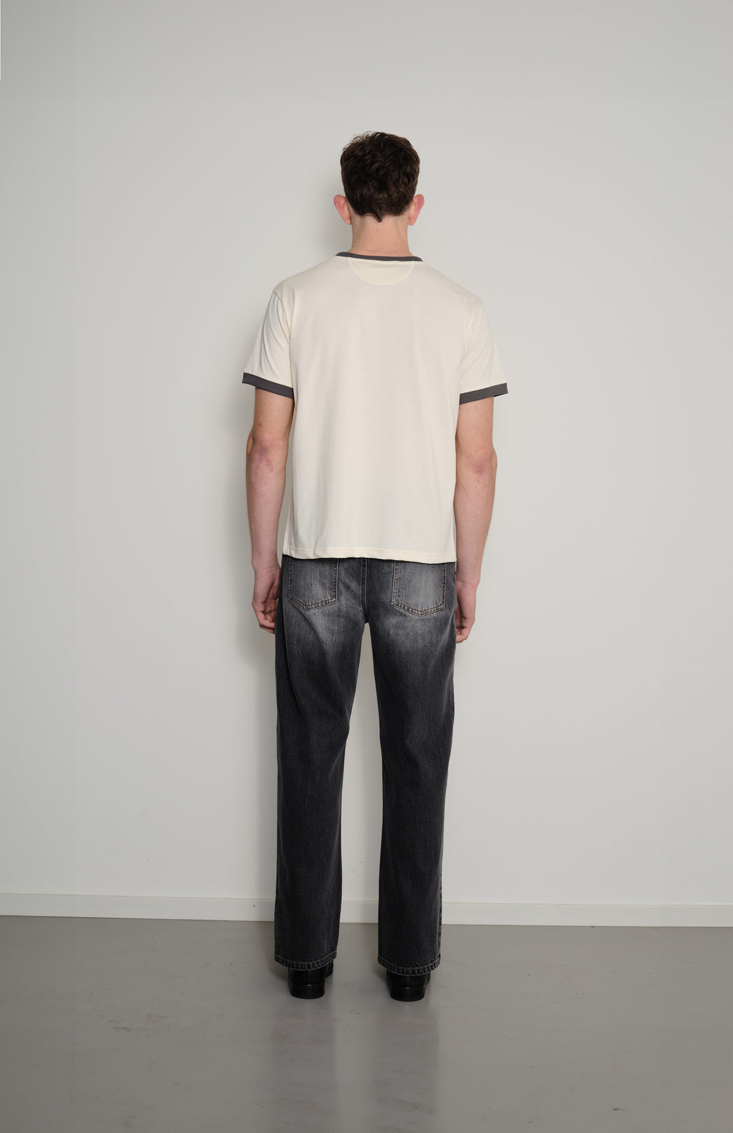 Off-white ringer poem t-shirt