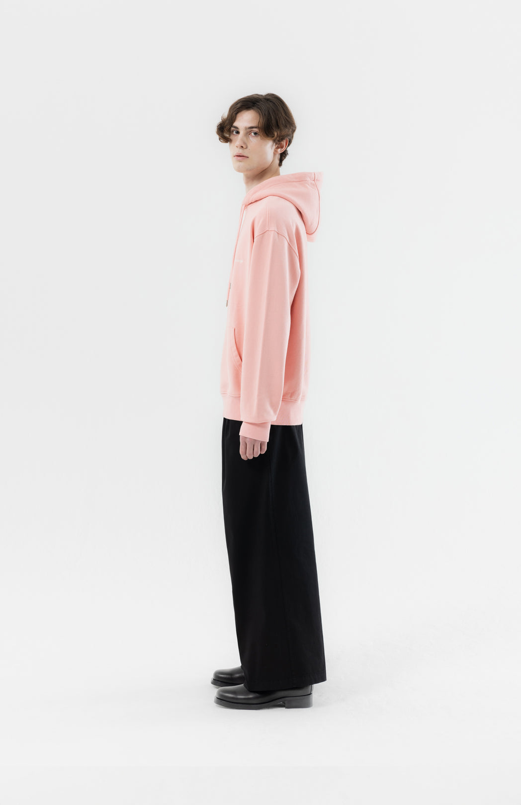 Pink logo hoodie Pinkorange