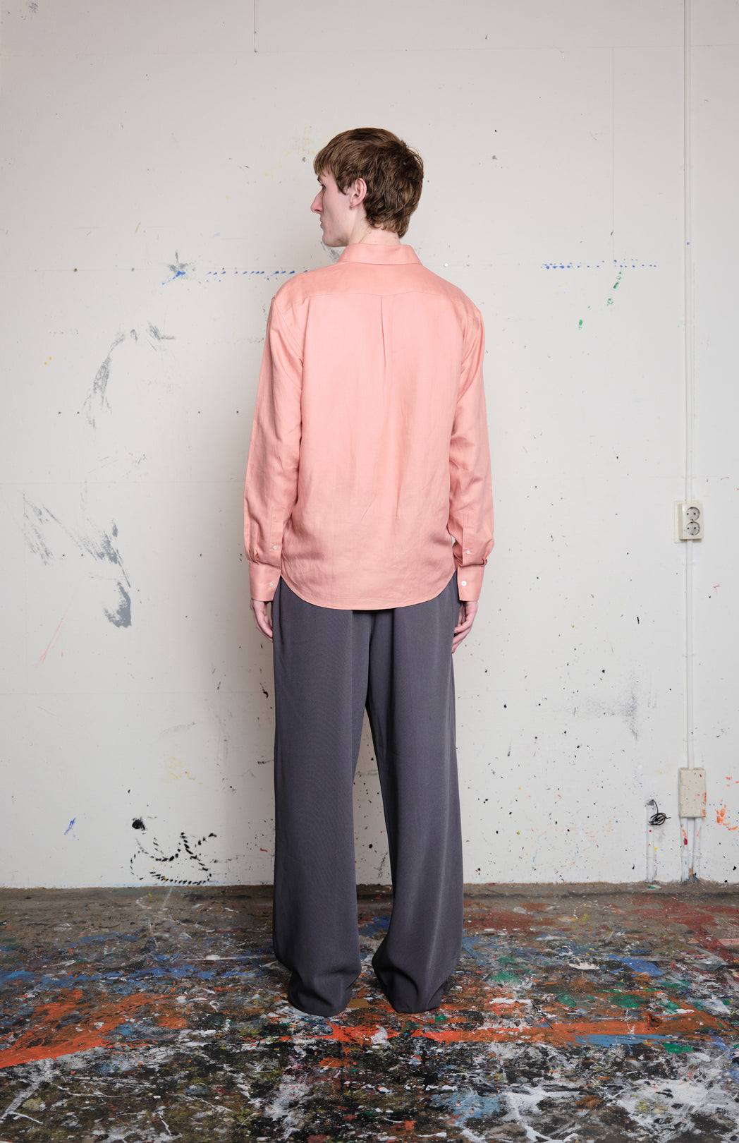 Salmon classic shirt