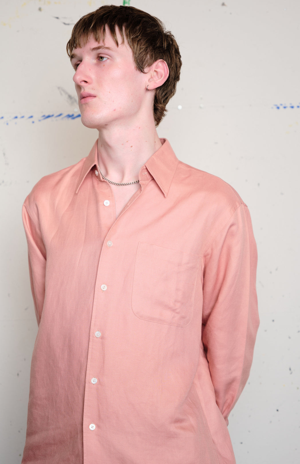 Salmon classic shirt