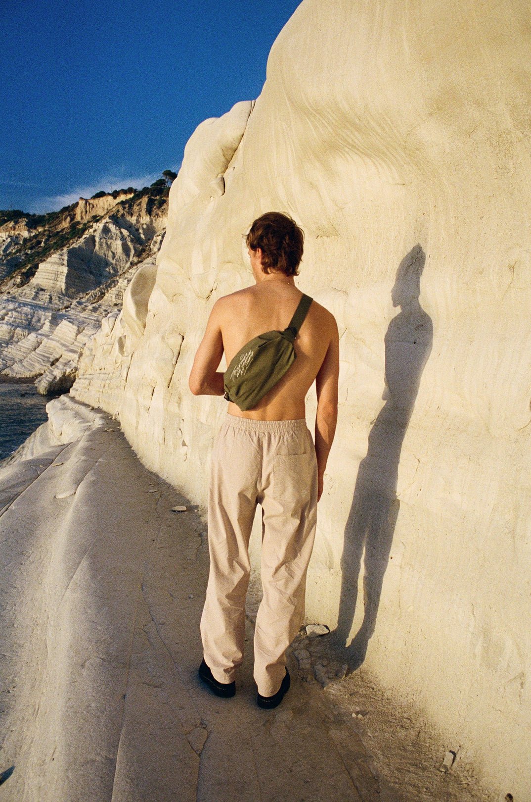 Khaki crossbody bag Merijn Hos